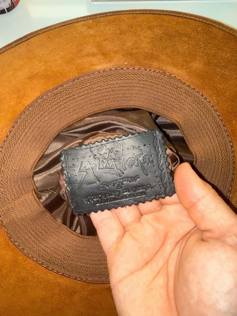 Salvatore Sombreros Brown Suede Western Cowboy Hat - Picture 6 of 7